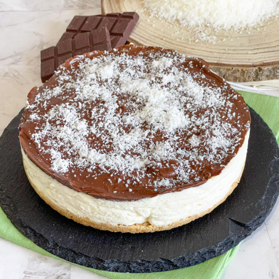 Cheesecake al cocco e Nutella 